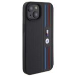 Case BMW BMHCP15S22PPMK iPhone 15 / 14 / 13 6.1" black Tricolor M Collection - imagine 4
