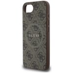 Case Guess 4G Ring Classic Logo MagSafe for iPhone 16e brown - imagine 6