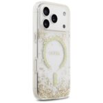 Guess Resin Bottom Glitter MagSafe case for iPhone 17 Pro gold - imagine 4
