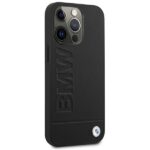 BMW BMHCP13LSLLBK iPhone 13 Pro / 13 6.1" black hardcase Signature Logo Imprint - imagine 4