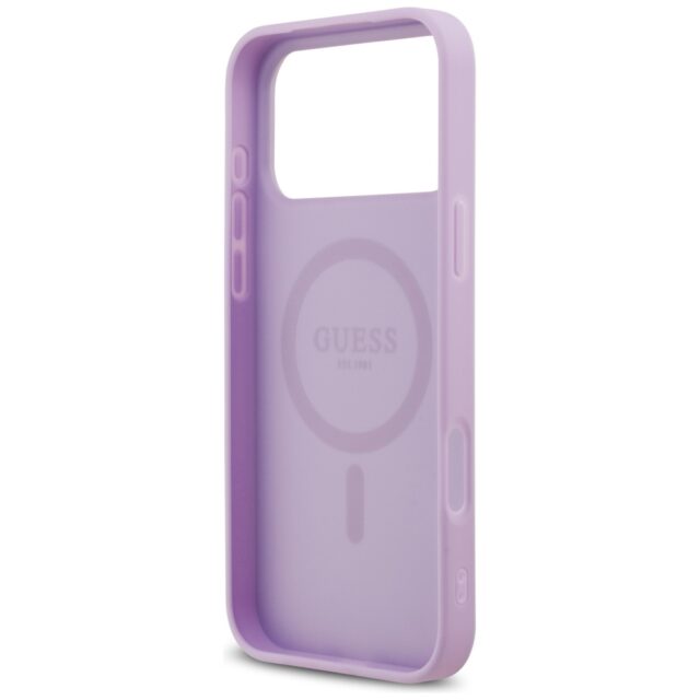 Case Guess Grained Ring MagSafe for  iPhone 17 Pro Max purple - imagine 7