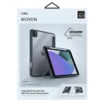 UNIQ Moven Case iPad Pro 12,9" (2021) Antimicrobial charcoal grey - imagine 10