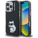 Case Karl Lagerfeld IML Aquarelle        Choupette & Logo for iPhone 16 Pro black