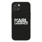 Karl Lagerfeld KLHCP13MSLKLRBK iPhone 13 / 14 / 15 6,1" Silicone Stack Logo black - imagine 3