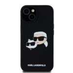Karl Lagerfeld KLHMP15SSKCHPPLK iPhone 15 / 14 / 13 6.1" black hardcase Silicone Karl & Choupe - imagine 3