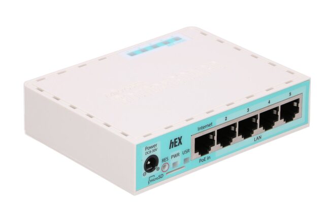 MikroTik hEX RB750Gr3 | Router | 5x RJ45 1000Mb/s, 1x USB - imagine 5