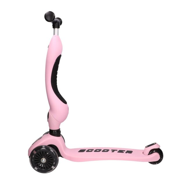 Extralink Kids Scooter Boss Ride Pink - Balance Bike for Kids - imagine 6
