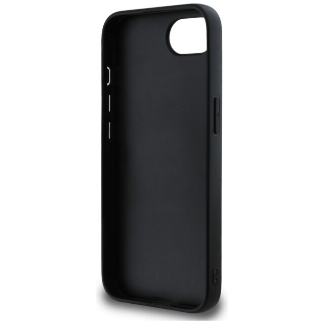 Case DKNY Repeat Texture Pattern with Tonal Stripe for iPhone 16e black - imagine 7