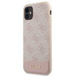 Guess GUHCN61G4GLPI iPhone 11 6,1"/ Xr pink hard case 4G Stripe Collection - imagine 2