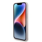 Guess GUHCP15XP4TDPP iPhone 15 Pro Max 6.7" pink hardcase Leather 4G Diamond Triangle - imagine 5