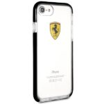Ferrari Hardcase FEGLHCP7BK iPhone 7/8/SE 2020 / SE 2022 Shockproof transparent black - imagine 5