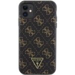 Guess GUHCN61PG4GPK iPhone 11 / Xr 6,1"black hardcase 4G Triangle Metal Logo - imagine 3