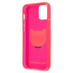Karl Lagerfeld KLHCP12MCHTRP iPhone 12/12 Pro 6,1" pink hardcase Glitter Choupette Fluo - imagine 7