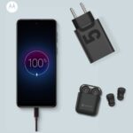 Charger wall Motorola TurboPower 50W Dual USB-C/USB-A with cable USB-C 1m black - imagine 7