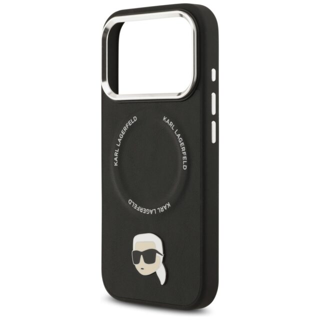 Karl Lagerfeld Karl Pin MagSafe Case for iPhone 17 Pro Max Black - imagine 6