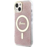 Guess GUHMP14SH4STP iPhone 14 / 15 / 13 6.1" pink hardcase 4G MagSafe - imagine 2