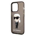 Karl Lagerfeld KLHCP14LHNIKTCK iPhone 14 Pro 6,1" black hardcase Ikonik Karl Lagerfeld - imagine 6