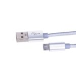 Extralink | MicroUSB cable | for ANDROID smartphones, max. current 2A, 1m, silver