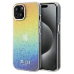 Guess GUHCP14SHDECMI iPhone 14 / 15 / 13 6.1" hardcase IML Faceted Mirror Disco Iridesc