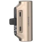 USAMS PB79 Mini Tail Plug Portable Power Bank 3000mAh USB-C beige - imagine 2