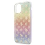 Guess GUHCN61PEOML iPhone 11 6,1" / Xr multicolor hard case Iridescent 4G Peony - imagine 3