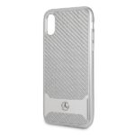 Mercedes MEHCPXHACASI iPhone X/Xs hard case silver Real Carbon Dynamic - imagine 3