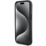 Ferrari FEHCP15SGSPSIK iPhone 15 / 14 /13 6.1" black hardcase Grip Stand Metal Logo - imagine 5