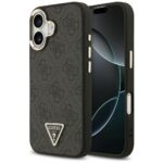 Case Guess 4G Triangle Logo MagSafe for iPhone 17 black gold