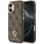 Case Guess 4G Strass Logo MagSafe for iPhone 17 brown