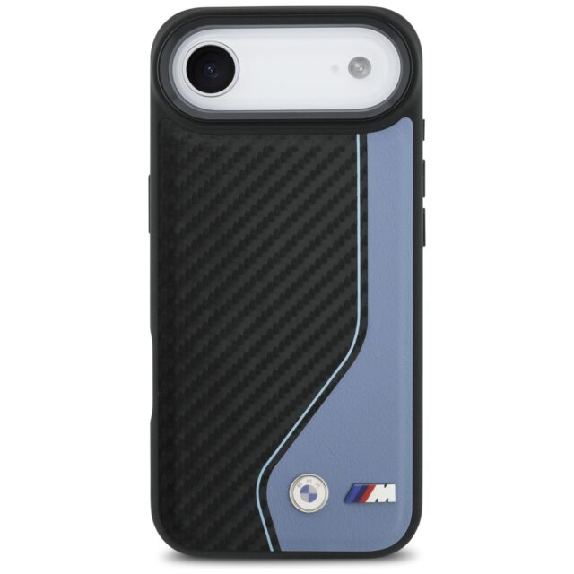 Case BMW M Carbon Logo MagSafe for iPhone 17 Air blue - imagine 3