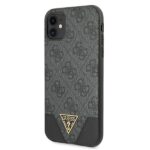 Guess GUHCN61PU4GHBK iPhone 11 6,1" / Xr grey hardcase 4G Triangle Collection - imagine 2