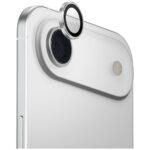 UNIQ Optix Aluminum Camera Lens Protector for iPhone Air with Applicator Silver