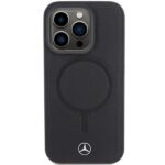 Mercedes MEHMP15L23RCMK iPhone 15 Pro 6.1" Black Hardcase Smooth Leather MagSafe - imagine 3