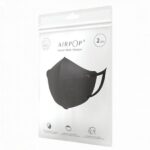 Maseczka ochronna AirPOP Pocket Mask NV2szt czarny/black - imagine 10