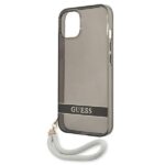 Guess GUHCP13MHTSGSK iPhone 13 / 14 / 15 6,1"black hardcase Translucent Stap - imagine 6