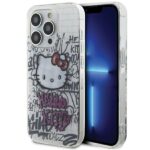 Hello Kitty HKHCP15XHDGPHT iPhone 15 Pro Max 6.7" white hardcase IML Kitty On Bricks Graffiti