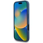 Case Guess Grained Roses Big 4G logo for iPhone 16 blue - imagine 5