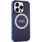 Audi IML Big Logo MagSafe Case iPhone 15 Pro 6.1" navy blue hardcase AU-IMLMIP15P-Q5/D2-BE - imagine 6