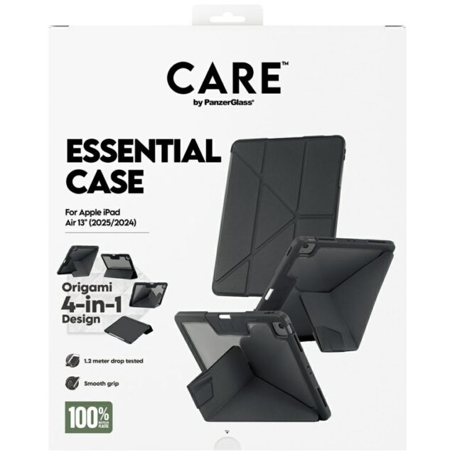 Etui Care by PanzerGlass Y fold do iPad   Air 13" (2024/2025) czarny - imagine 5