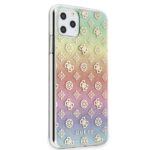 Guess GUHCN65PEOML iPhone 11 Pro Max multicolor hard case Iridescent 4G Peony - imagine 5