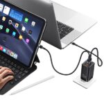 USAMS Kabel pleciony 240W USB-C/USB-C1.2m SY Series tarnish SJ727USB01 - imagine 5