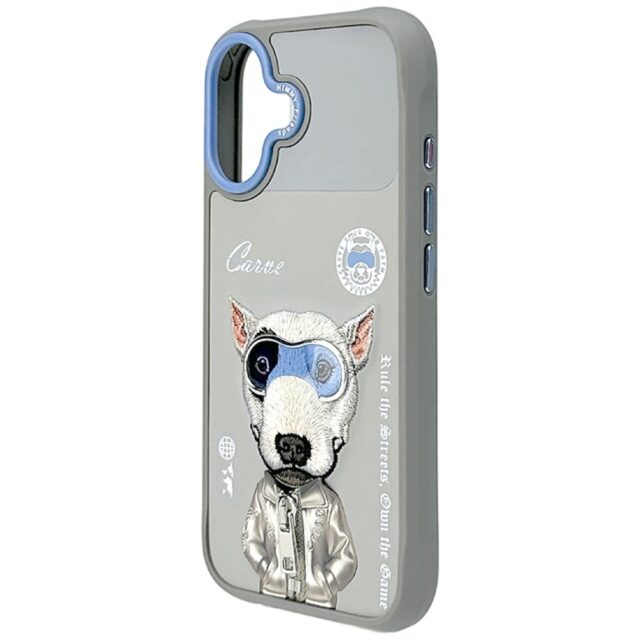 Case Nimmy Cool&Cute 2.0 Dog for iPhone   17 grey - imagine 5