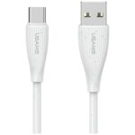 Cable USAMS Green Series SJ714 18W 3A USB-A to USB-C 1m white