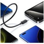 Cable USAMS KY Series US-SJ691 60W USB-C to USB-C 1m black - imagine 9