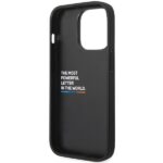 Case BMW BMHCP14L22NSTB iPhone 14 Pro 6.1" black Stamped Tricolor Stripe - imagine 7