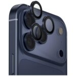 UNIQ Optix Aluminum Camera Lens Protector for iPhone 17 Pro / iPhone 17 Pro Max with Applicator Navy