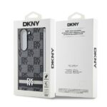DKNY DKHCZFD6PCPTSSKZ Fold6 F956 black Chequered Pattern Printed Stripes - imagine 7