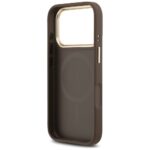 Case Guess 4G PU Classic Logo MagSafe for iPhone 17 Pro brown - imagine 7