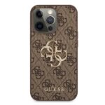 Guess GUHCP13X4GMGBR iPhone 13 Pro Max 6,7" brown hardcase 4G Big Metal Logo - imagine 3