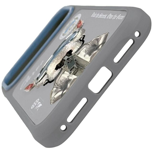 Case Nimmy Cool&Cute 2.0 Dog for iPhone   17 Pro Max grey - imagine 2